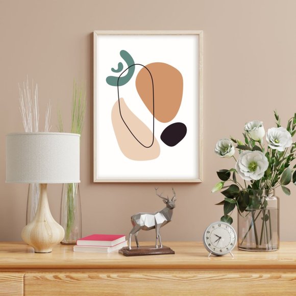 2/$35 Modern Minimalist Abstract Boho Wall Art Print Home Decor [No Frame] - Picture 4 of 6